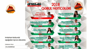 What Istedad21.edu.az website looked like in 2019 (5 years ago)