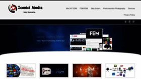 What Iconicimedia.com website looked like in 2019 (5 years ago)