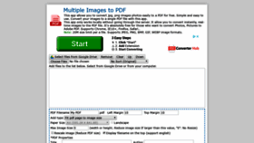 What Image2pdf.iblogbox.com website looked like in 2019 (5 years ago)