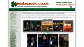 What Irishmusic.co.uk website looked like in 2019 (5 years ago)