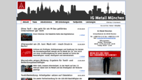 What Igmetall-muenchen.de website looked like in 2019 (5 years ago)