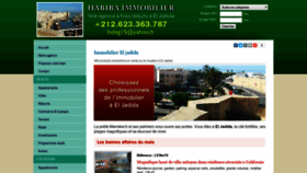 What Immo-maroc-eljadida.com website looked like in 2019 (5 years ago)