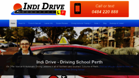 What Indidrive.com.au website looked like in 2019 (5 years ago)