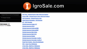 What Igrosale.com website looked like in 2019 (5 years ago)