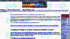 What Islandtime.com website looked like in 2019 (5 years ago)