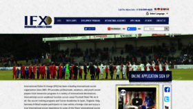 What Ifxsoccer.com website looked like in 2019 (5 years ago)