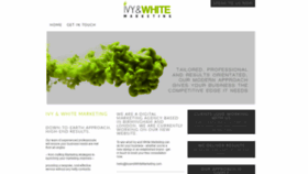 What Ivyandwhitemarketing.com website looked like in 2019 (5 years ago)
