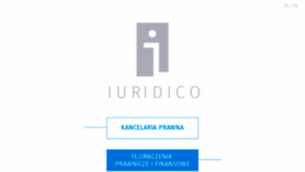What Iuridico.pl website looked like in 2019 (5 years ago)