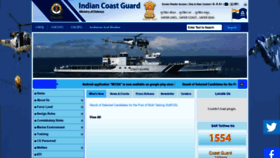 What Indiancoastguard.gov.in website looked like in 2019 (6 years ago)
