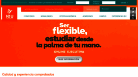 What Ieu.edu.mx website looked like in 2019 (5 years ago)