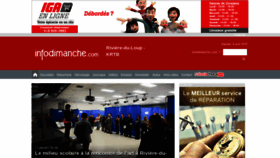 What Infodimanche.com website looked like in 2019 (5 years ago)