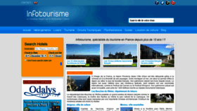 What Infotourisme.net website looked like in 2019 (5 years ago)