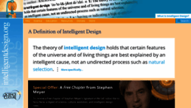 What Intelligentdesign.org website looked like in 2019 (5 years ago)