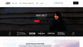 What Iamaileen.com website looked like in 2019 (5 years ago)