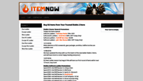 What Itemnow.com website looked like in 2019 (5 years ago)