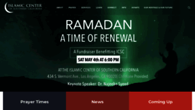 What Islamiccenter.com website looked like in 2019 (5 years ago)
