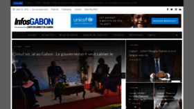 What Infosgabon.com website looked like in 2019 (5 years ago)