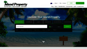 What Islandproperty.vu website looked like in 2019 (5 years ago)
