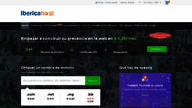 What Ibericahost.com website looked like in 2019 (5 years ago)