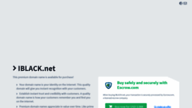 What Iblack.net website looked like in 2019 (5 years ago)