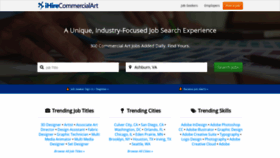 What Ihirecommercialart.com website looked like in 2019 (5 years ago)