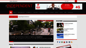 What Independent.co.ug website looked like in 2019 (5 years ago)