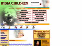 What Indiachildren.com website looked like in 2019 (5 years ago)