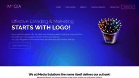What Imediasolutions.in website looked like in 2019 (5 years ago)