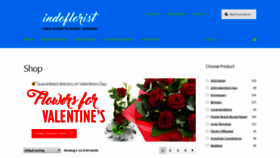 What Indoflorist.com website looked like in 2019 (5 years ago)