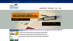 What Infocentrum.ro website looked like in 2019 (5 years ago)