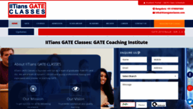 What Iitiansgateclasses.com website looked like in 2019 (5 years ago)
