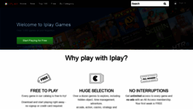 What Iplay.com website looked like in 2019 (5 years ago)