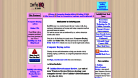 What Infohq.com website looked like in 2019 (4 years ago)