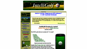 What Intelligolf.com website looked like in 2019 (5 years ago)
