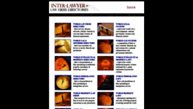 What Inter-lawyer.com website looked like in 2019 (5 years ago)