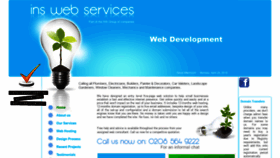What Inswebservices.co.uk website looked like in 2019 (5 years ago)