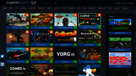 What Iogames.com website looked like in 2019 (5 years ago)