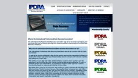 What Ipdra.org website looked like in 2019 (4 years ago)