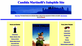 What Italophiles.com website looked like in 2019 (5 years ago)