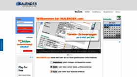 What Ikalender.com website looked like in 2019 (5 years ago)