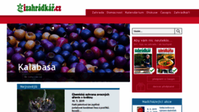 What Izahradkar.cz website looked like in 2019 (5 years ago)