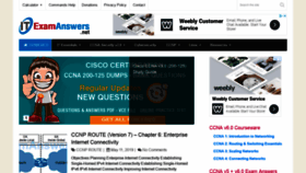 What Itexamanswers.net website looked like in 2019 (6 years ago)
