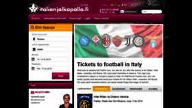 What Italianjalkapallo.fi website looked like in 2019 (4 years ago)