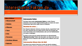 What Interessante-fakten.de website looked like in 2019 (4 years ago)