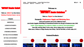 What Impactdealersolutions.com website looked like in 2019 (5 years ago)