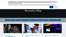 What Info.recruitics.com website looked like in 2019 (5 years ago)