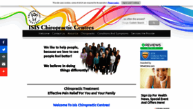 What Isischiropractic.co.uk website looked like in 2019 (4 years ago)