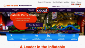 What Inflatabledepot.com website looked like in 2019 (4 years ago)