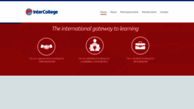 What Intercollege.info website looked like in 2019 (5 years ago)