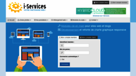 What I-services.net website looked like in 2019 (4 years ago)